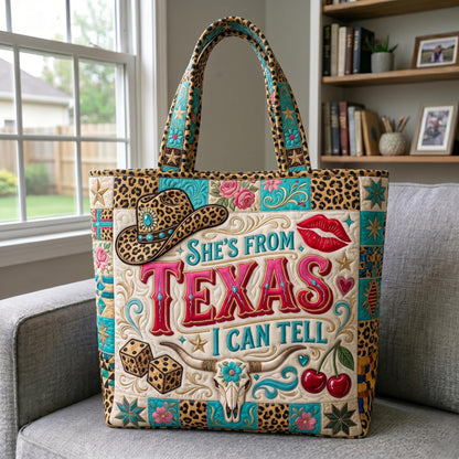 Texas-Inspired Western Patchwork Quilted Tote