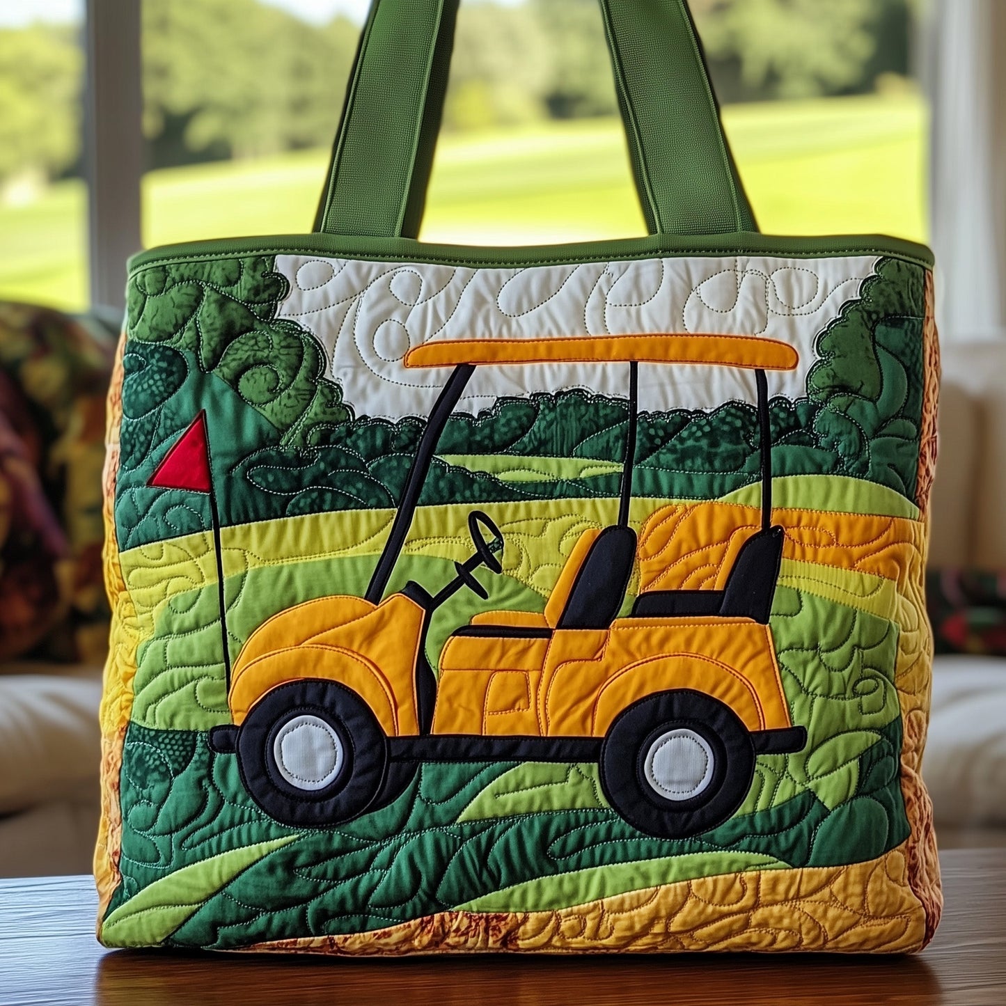 Everyday Golf Cart Quilted Tote