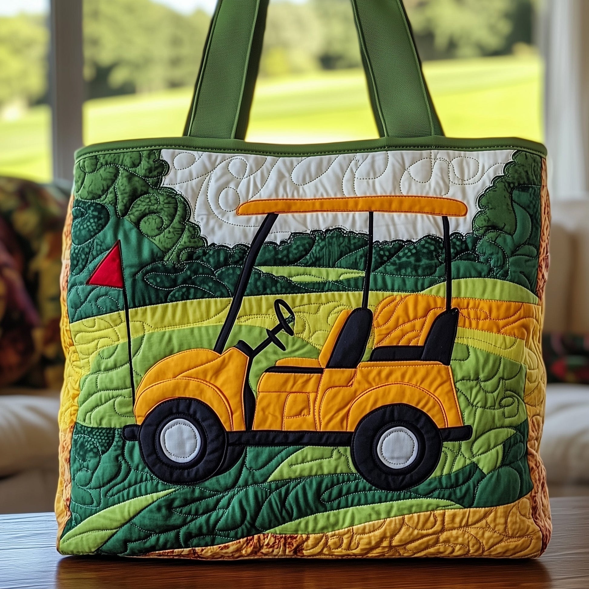 Everyday Golf Cart Quilted Tote