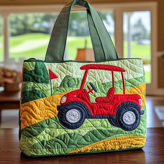 The Vintage Tractor Quilted Tote