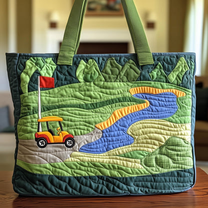 Golf Course Landscape Tote Bag