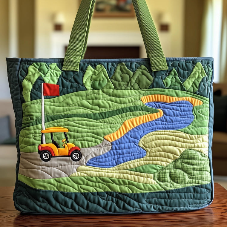 Golf Course Landscape Tote Bag