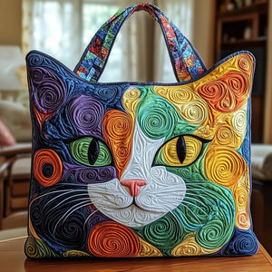 The Swirly Cat Tote Bag