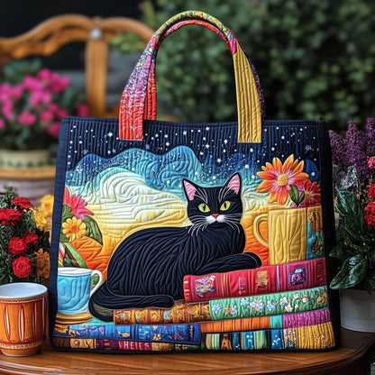 The Cat Eyes Quilted Tote