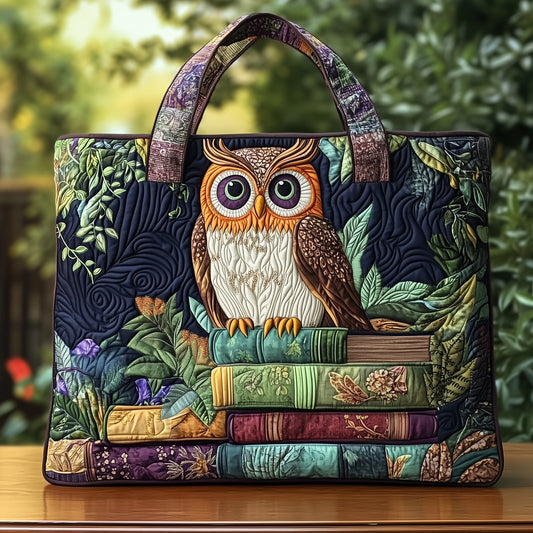 Everyday Owl Quilted Tote Bag