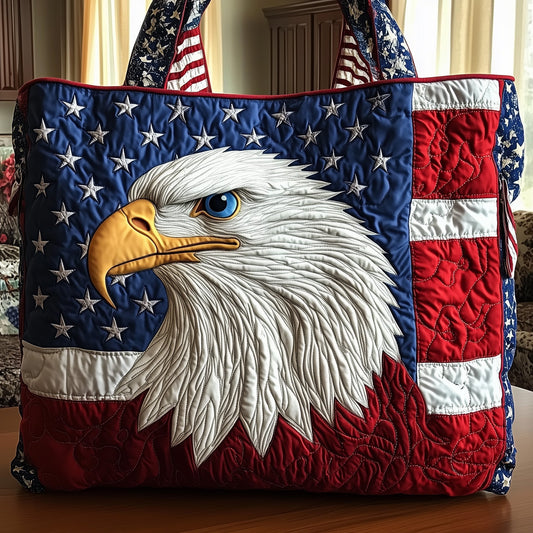 Everyday Patriot Quilted Tote Bag