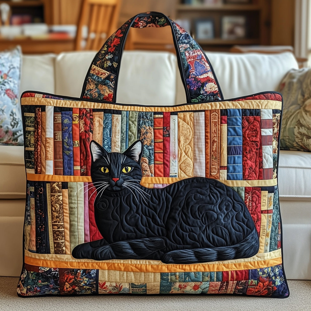 The Book Lover Quilted Tote