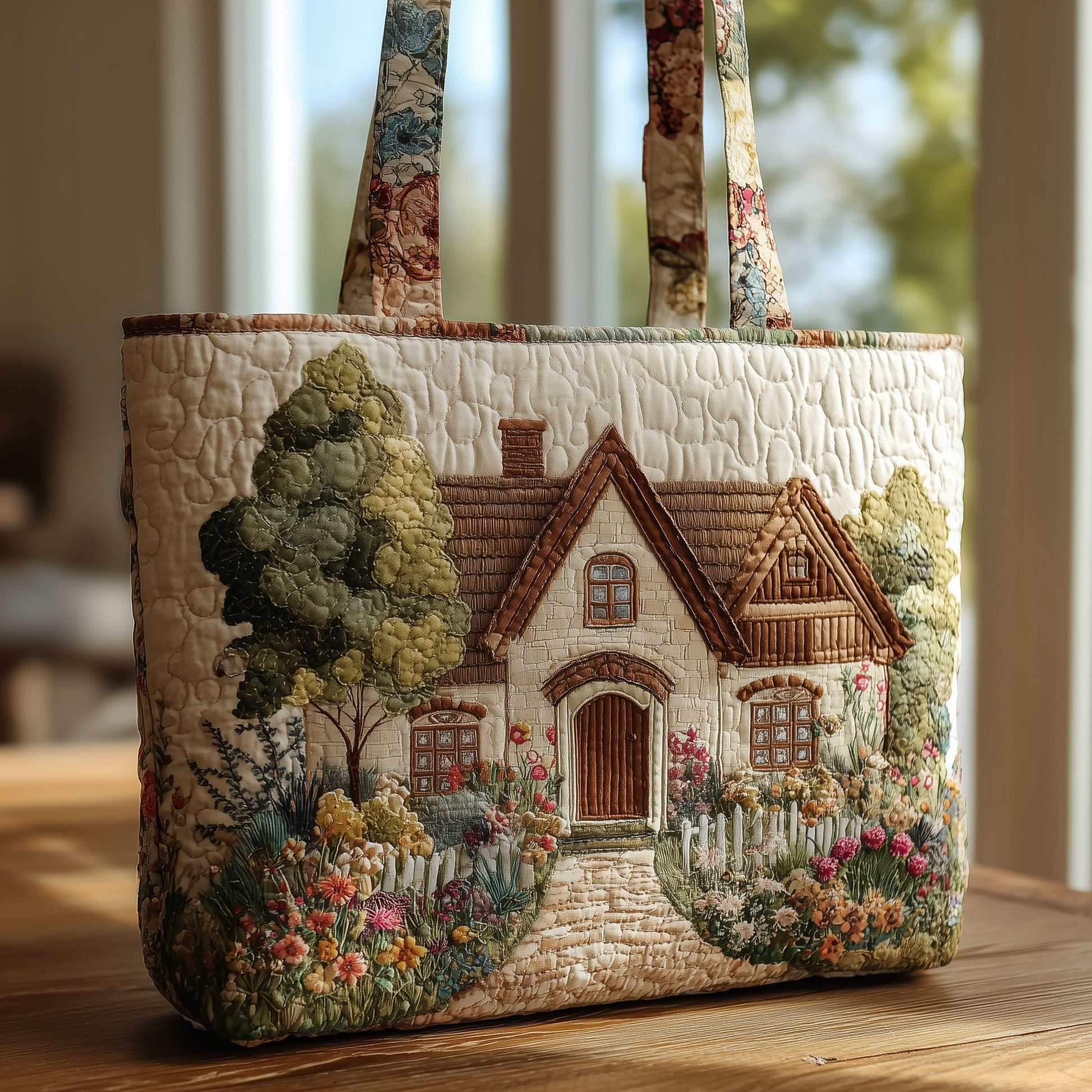 The Cottage Charm Quilted Tote