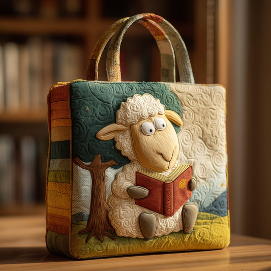 The Bookish Sheep Quilted Tote