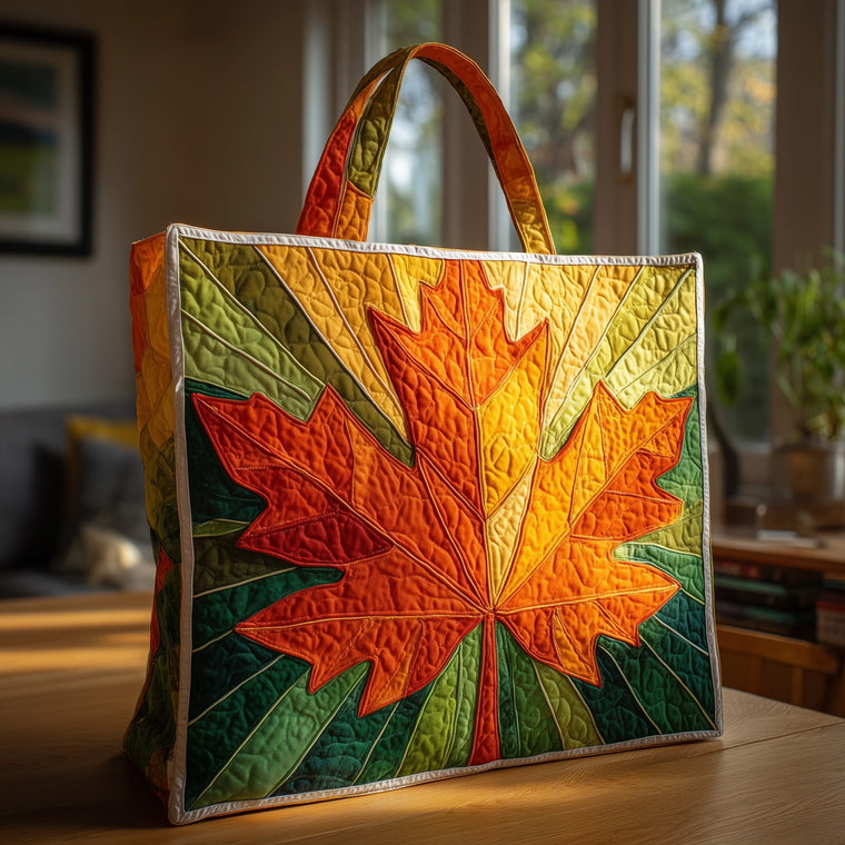 The Autumn Leaf Quilted Tote