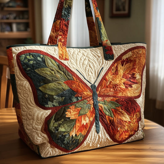 The Autumn Wings Quilted Tote