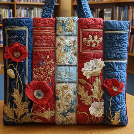 The Patriotic Blooms Quilted Tote