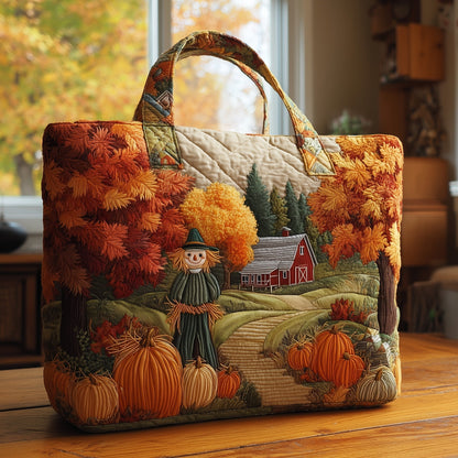 The Autumn Farmhouse Quilted Tote
