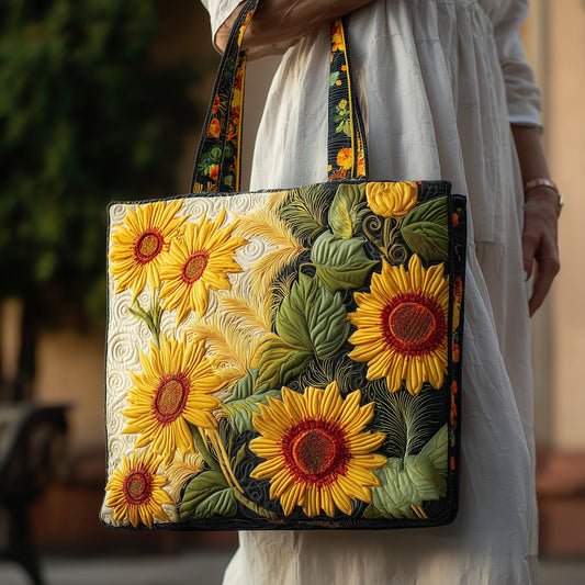 The Sunny Bloom Quilted Tote