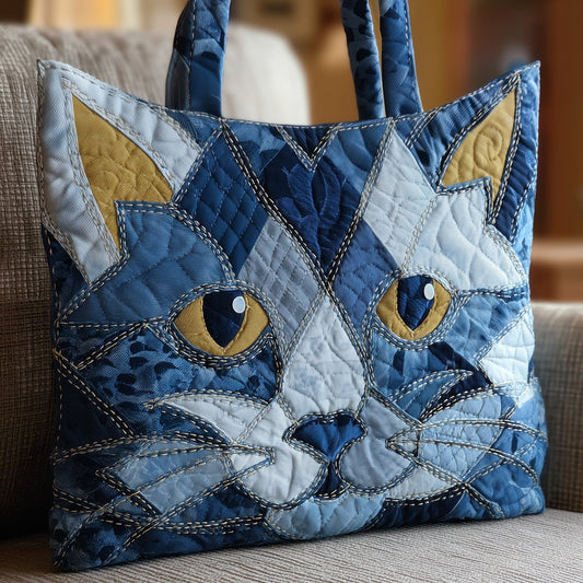 The Bluey Cat Quilted Tote