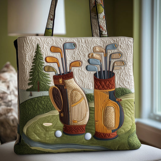 The Golf Enthusiast Quilted Tote