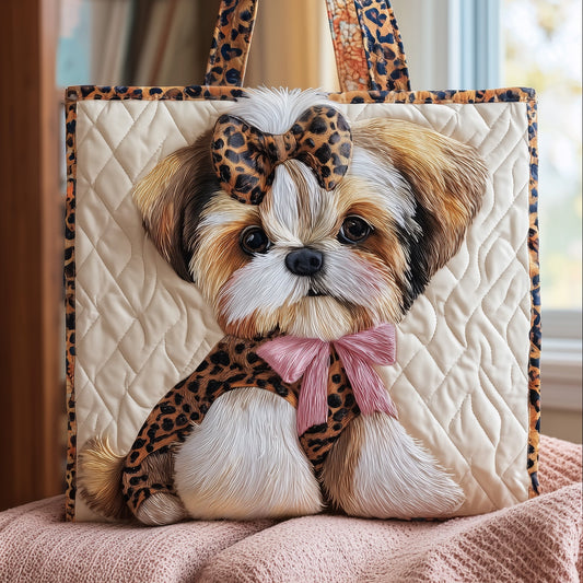 The Shih Tzu Charm Quilted Tote 2582