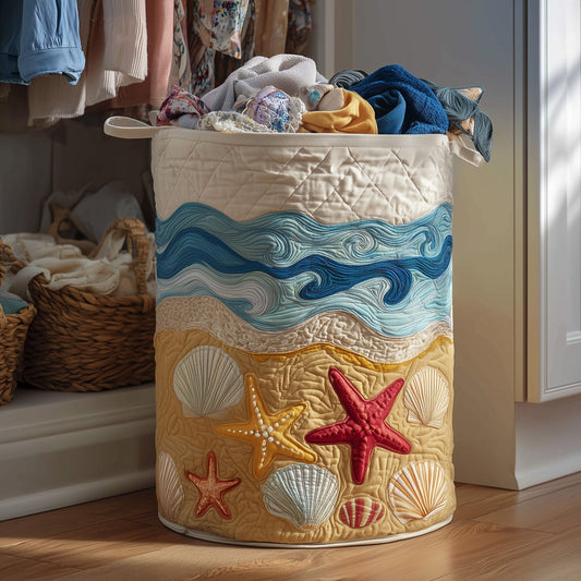 Beach Joy Laundry Tote Bag