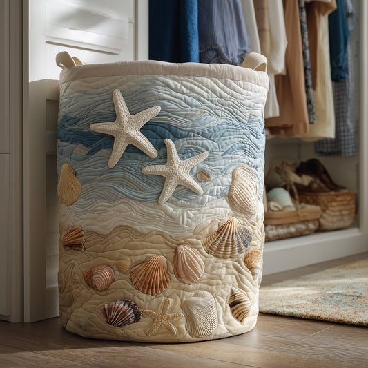 Beach Joy Laundry Quilted Tote