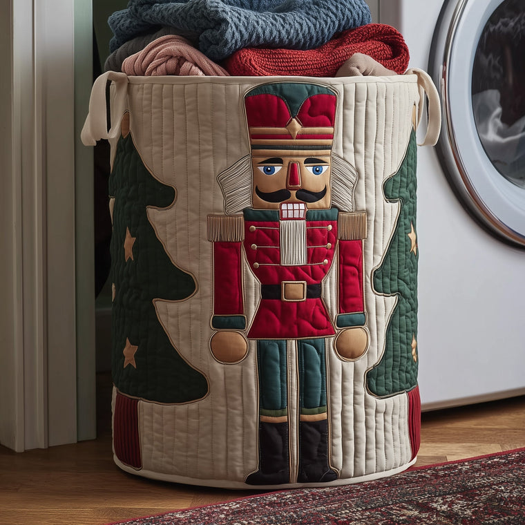 The Nutcracker Quilted Laundry Basket Tote