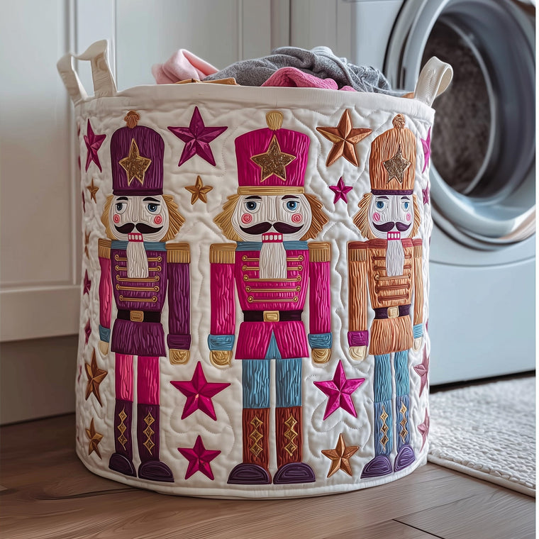 Nutcracker Soldier Laundry Quilted Tote