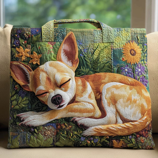 The Cozy Chihuahua Quilted Tote