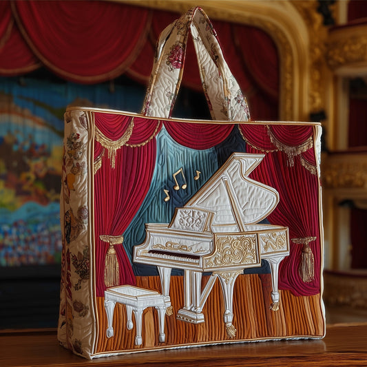 The Theater Piano Quilted Tote