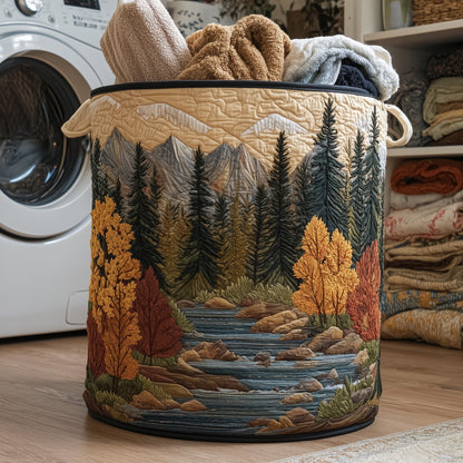 Forest Laundry Basket Tote Bag