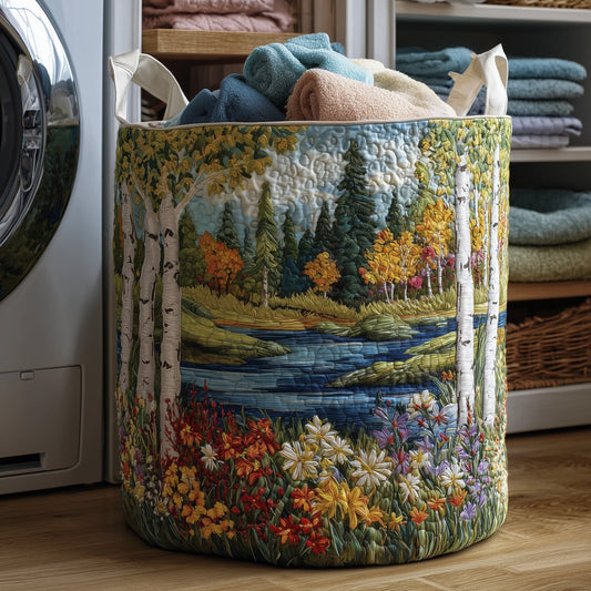 Birch Forest Laundry Quilted Tote
