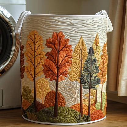 The Autumn Forest Quilted Laundry Basket Tote 3070