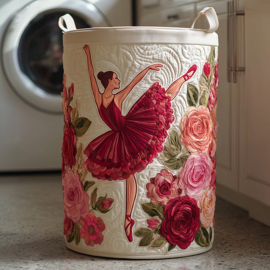 Ballerina Laundry Basket Quilted Tote