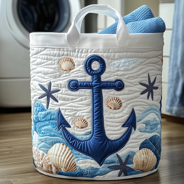 Everyday Anchor Quilted Tote Bag