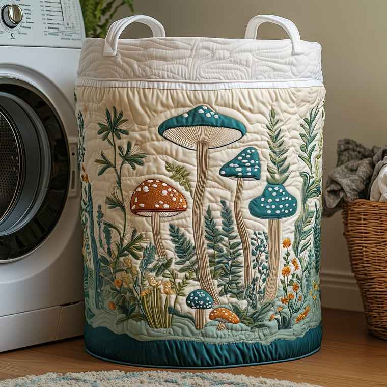 Mushroom Forest Laundry Tote Bag
