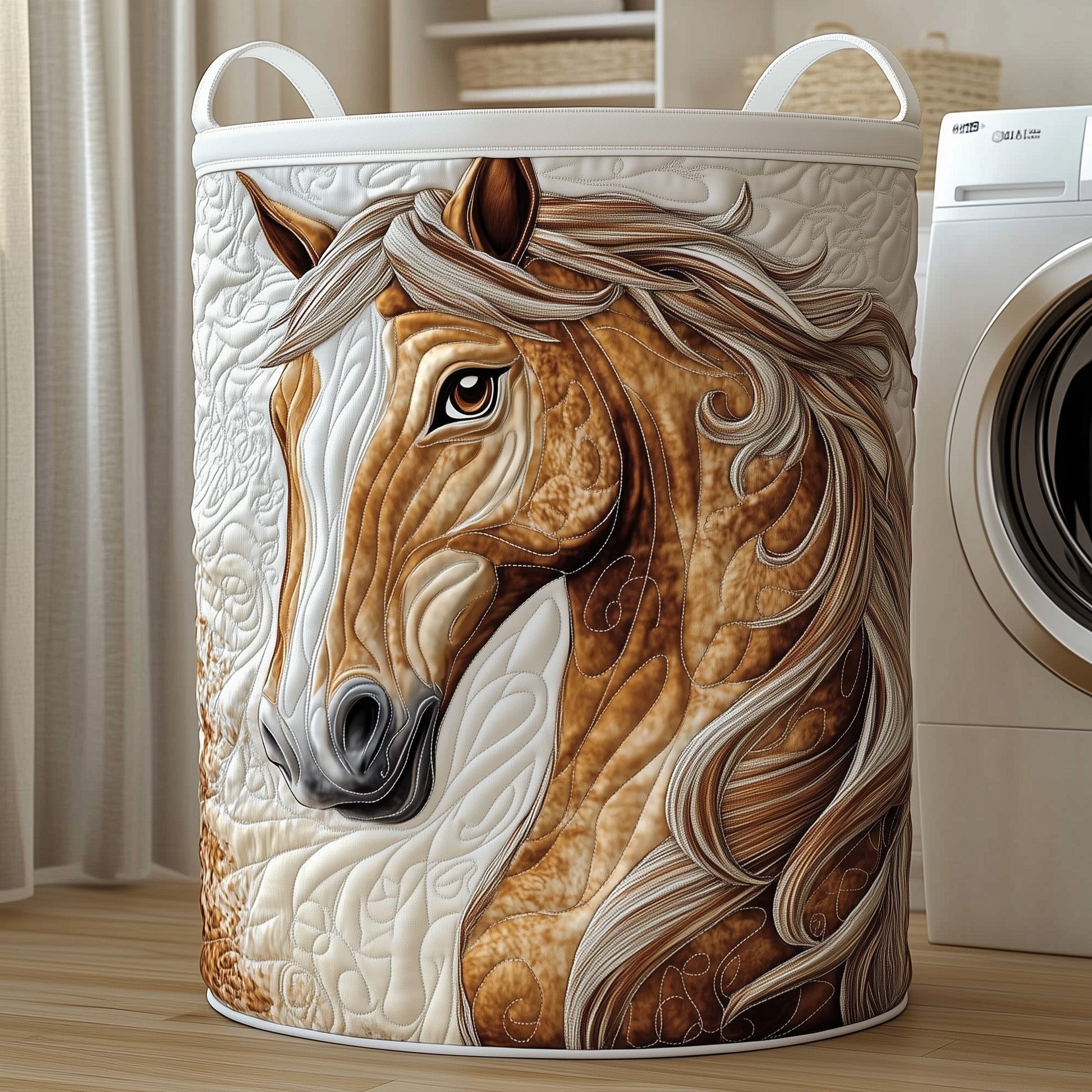Funky Horse Laundry Quilted Tote