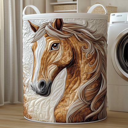 Majestic Horse Laundry Quilted Tote