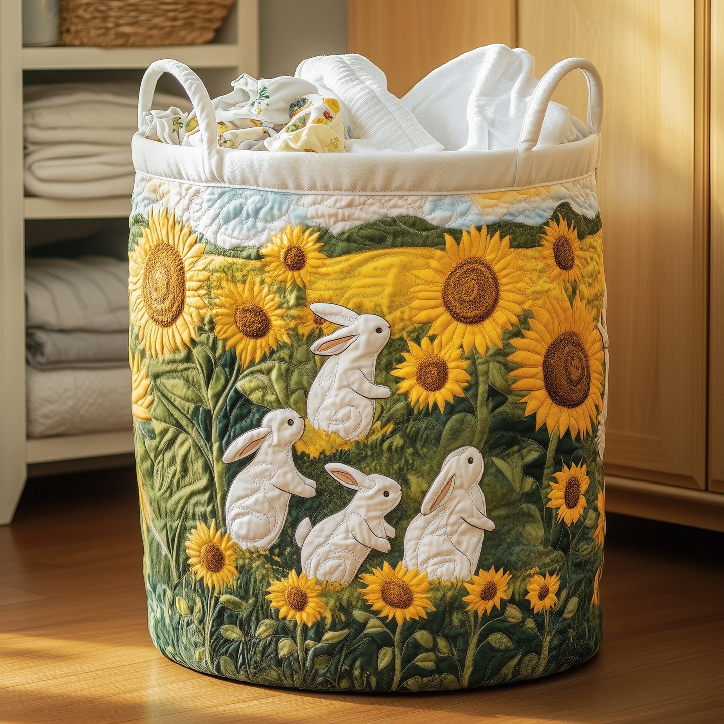 Everyday Bunny Quilted Tote Bag