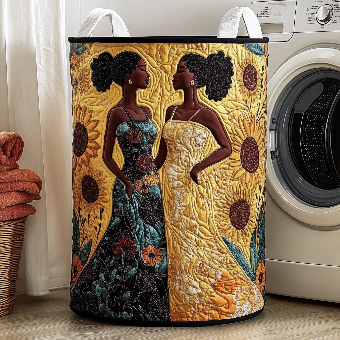Melanin Laundry Basket Tote Bag