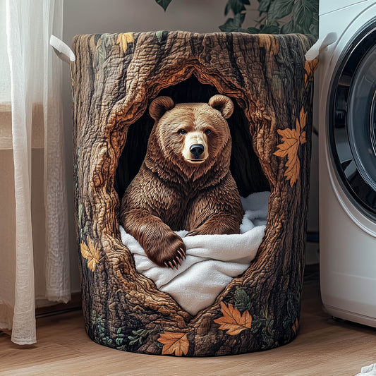 Wooden Nest Laundry Quilted Tote