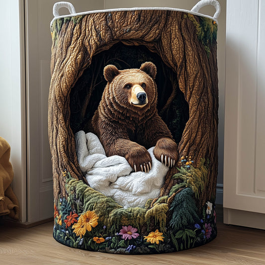 Wooden Nest Laundry Tote Bag