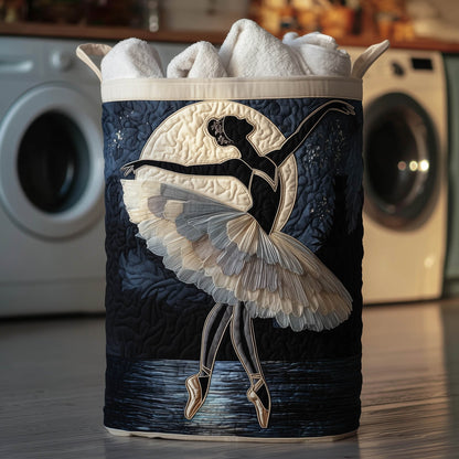 Swan Ballerina Laundry Quilted Tote