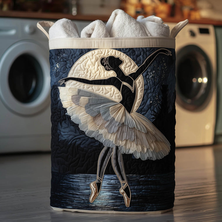 Swan Ballerina Laundry Quilted Tote