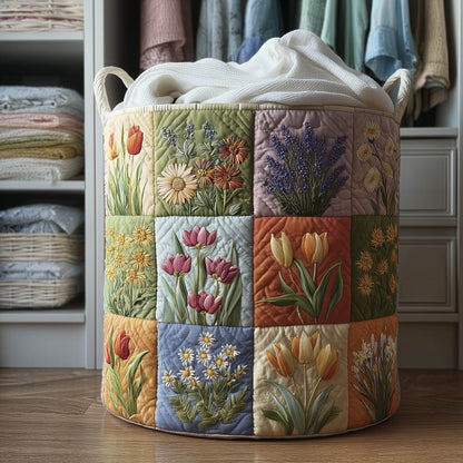 Flower Meadow Laundry Tote Bag