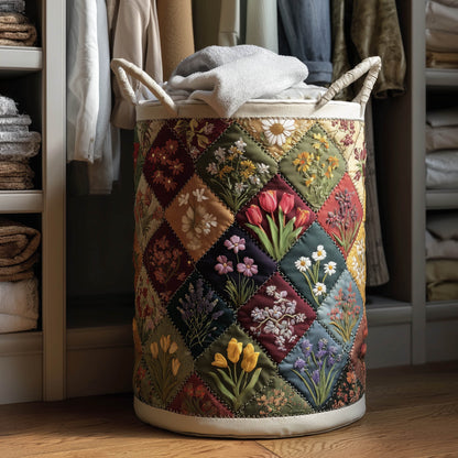 Floral Heaven Laundry Quilted Tote