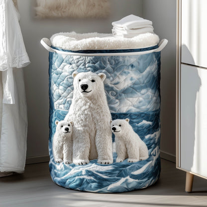 Polar Cub Laundry Quilted Tote
