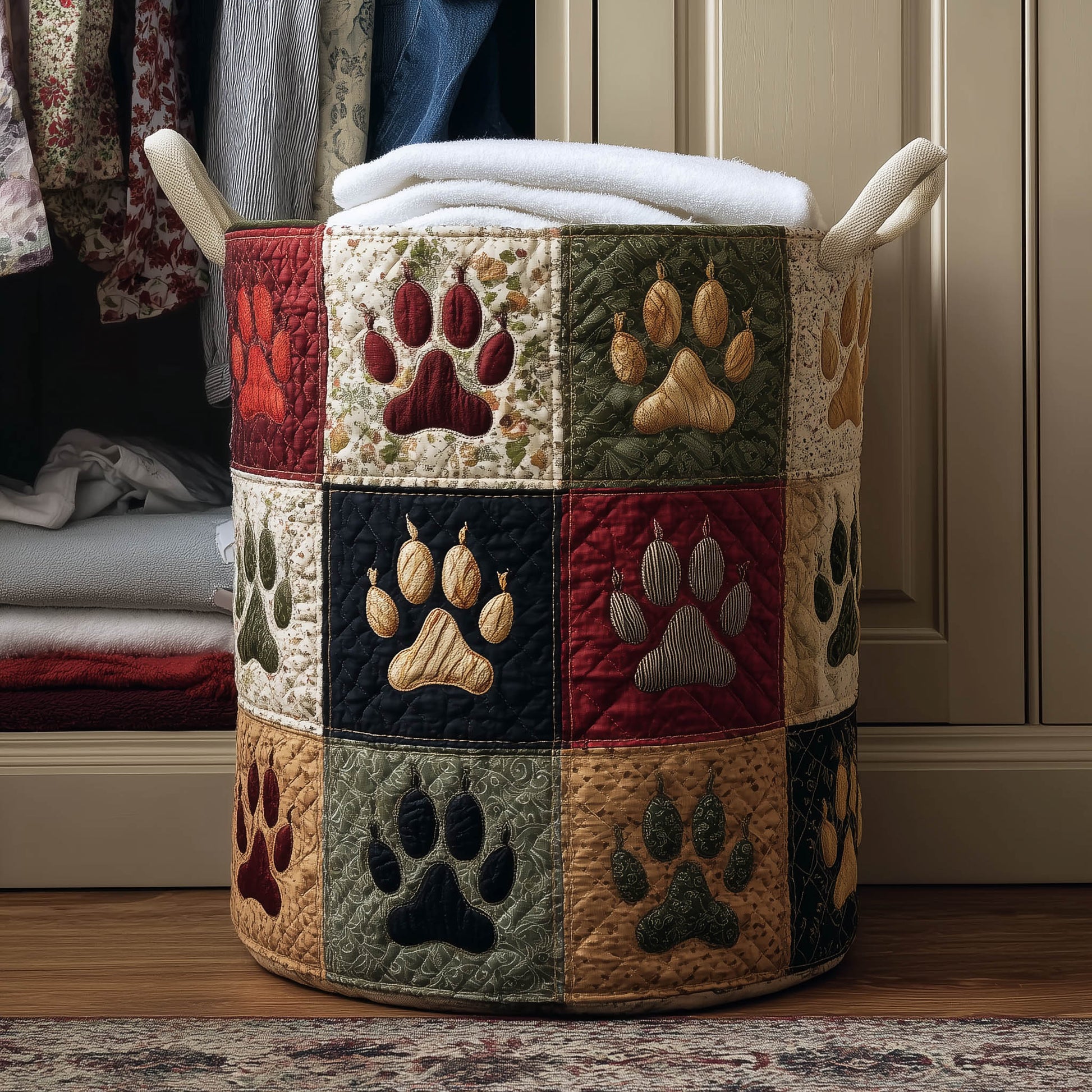 Mystic Bear Laundry Tote Bag