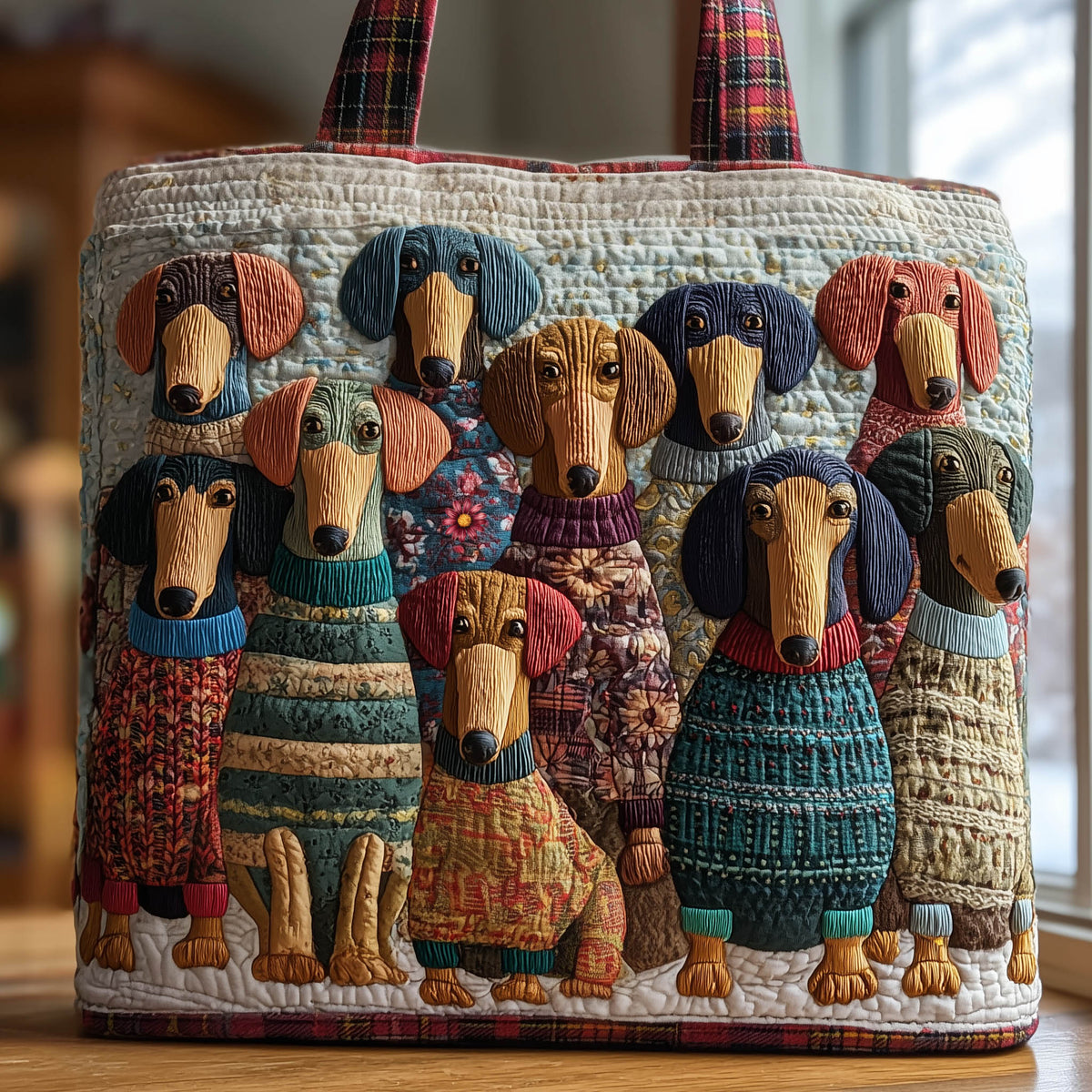 Everyday Dog Quilted Tote Bag