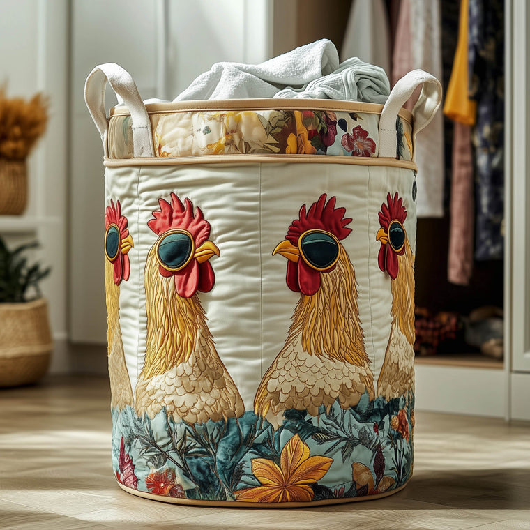 Charming Chicken Laundry Tote Bag