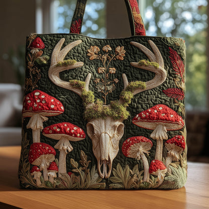The Forest Majesty Quilted Tote