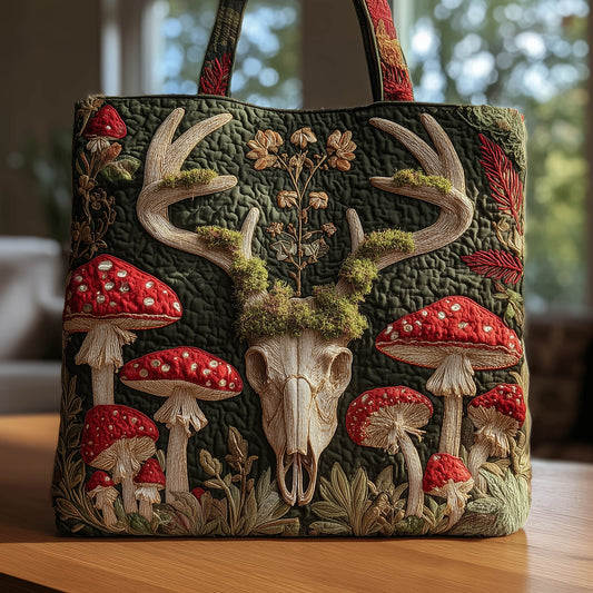 The Forest Majesty Quilted Tote
