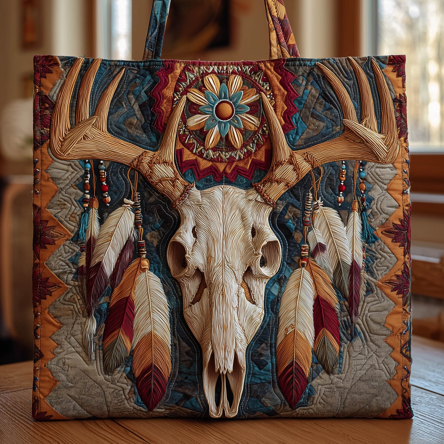 The Deer Spirit Quilted Tote